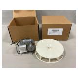 Pair Of New Bathroom Fan Motors & Blow Wheels
