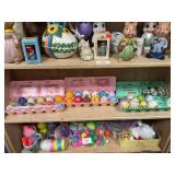 (36) Assorted Ceramic, Tin Eggs