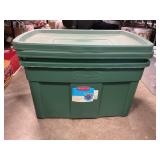 Pair Of Rubbermaid Totes With Lids
