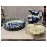 VictoriaWare Ironstone Bowl & Pitcher, Dï¿½Lusdo