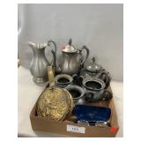 Silverplate, Brass Silent Butler, Spectacles
