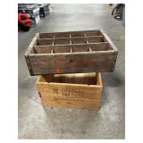 Wooden Pepsi Crate & Wine Box