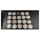 (20) Silver U.S. Dimes