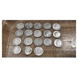 (18) Silver U.S. Dimes