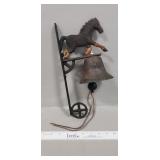 (1) Cast Iron Wall Mount Dinner Bell