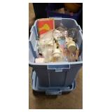 Box Lot Of Assorted Items Including A Plastic