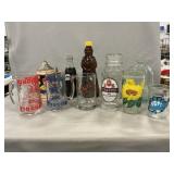 Assorted Glasses, Jelly Jar, Planterï¿½s Canister,