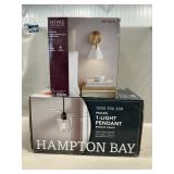 Unused Light Pendant, Wall Sconce