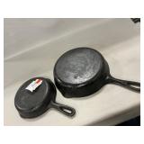 (2) Cast Iron Skillets Including Griswold #6