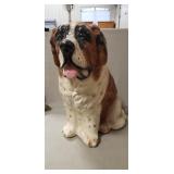 (1) Ceramic Dog Figurine (23" Tall)