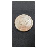 (1) 1852 Braided Hair Large One Cent Coin