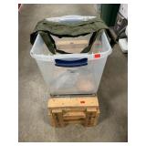 Wooden Ammo Crate, Tote With Ammo Holders, .323