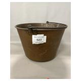 Vintage Brass Bucket