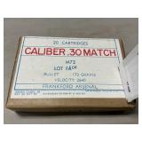 (20) Rounds Of .30 Match Ammo