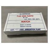 Sealed Box With (20) Rounds Of 7.62mm NATO Ammo