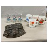 Cast Iron Cookie Mold, Strawbery Shortcake,