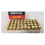 (50) Rounds 9mm Luger Ammo