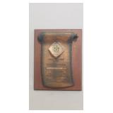 (1) Award Plaque (12"ï¿½15")