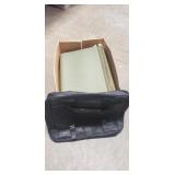 Box Lot Of Hanging File Folders & (1) Laptop