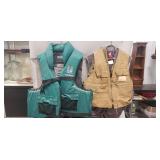 (1) Life Jacket (Size XXL) & (3) Fishing Vests