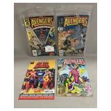(4) "The Avengers" Comic Books, Late 1980ï¿½s, 20