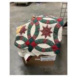 Box Lot With Quilts, Small Bedspread