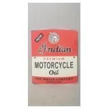 (1) Metal Sign "Indian Motorcycle Oil" (10"ï¿½12")