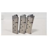 (3) Colt 8 Round .45 Auto Magazines