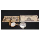 (1) Pocket Watch, (1) Ladies Compact & More