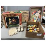 Vintage Electro-Art, Paper Dolls, Blocks,