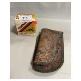 Hand-Tooled Leather Holster, (20) 20 Gauge