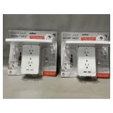 Pair Of New Sharper Image Socket Shelves