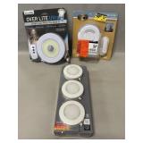 New LED Puck Lights, Doorbell Strobe Kit,