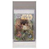 (1) "Star Wars *#0" Gold Foil Cover Signed By Roy