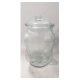 (1) "Planters" Glass Jar w/ Lid (14" Tall)