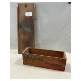 Wooden Cheese Box, Slawboard