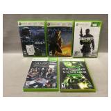 (5) XBox 360 Games
