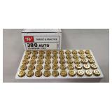 (50) Rounds 380 Auto Ammo