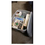 Box Lot Of Assorted Items Including A Plastic