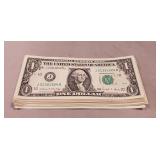 (27) U.S. One Dollar Bills (Consecutive Serial
