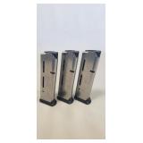 (3) Wilson Combat 8-Round .45 Auto Magazines