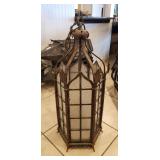 (1) Vintage Gothic Electric Lantern Pendant Light