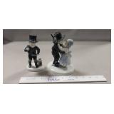 (2) Vintage Metzler & Ortloff Procelain Figurines