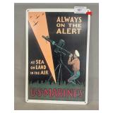 Metal U.S. Marines Sign