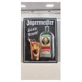 (1) Metal Sign 'Jagermeister' (18'ï¿½24')
