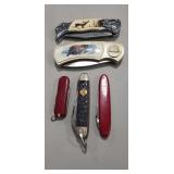 (5) Assorted Pocket Knives