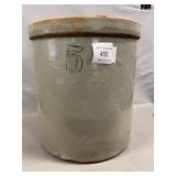 5 Gallon Stoneware Crock