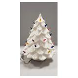 (1) Vintage Ceramic Christmas Tree (11' Tall) w/