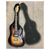 Jazz Style Bass Guiter, (Broken Neck, No Strings)