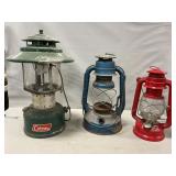 Coleman Lantern, Dietz Little Wizard Lantern,